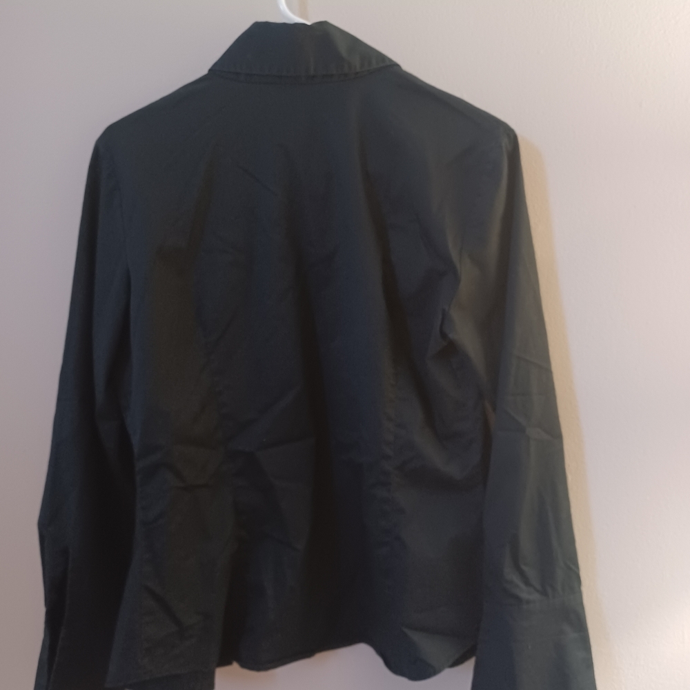 Express Black Button down top - Picture 4 of 5